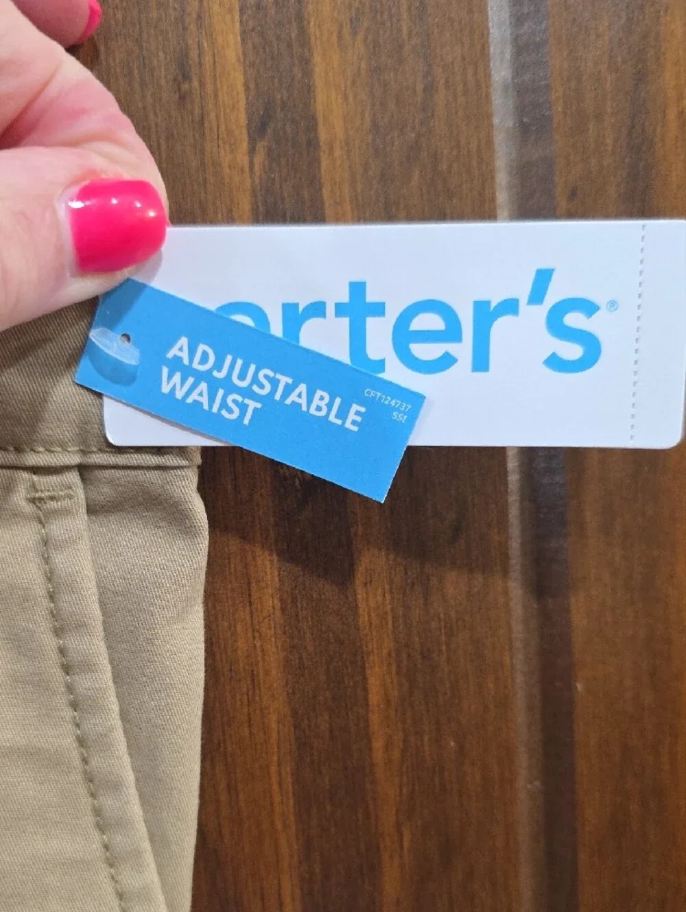 Carter's Boys Tan Stretch Chino Pants